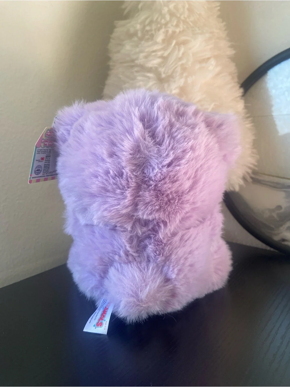 Squeezamals Deluxe Baxter Bear Purple Watermelon Scented NWT